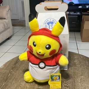 Built a Bear Pikachu Pokémon Stuff Animal NWT